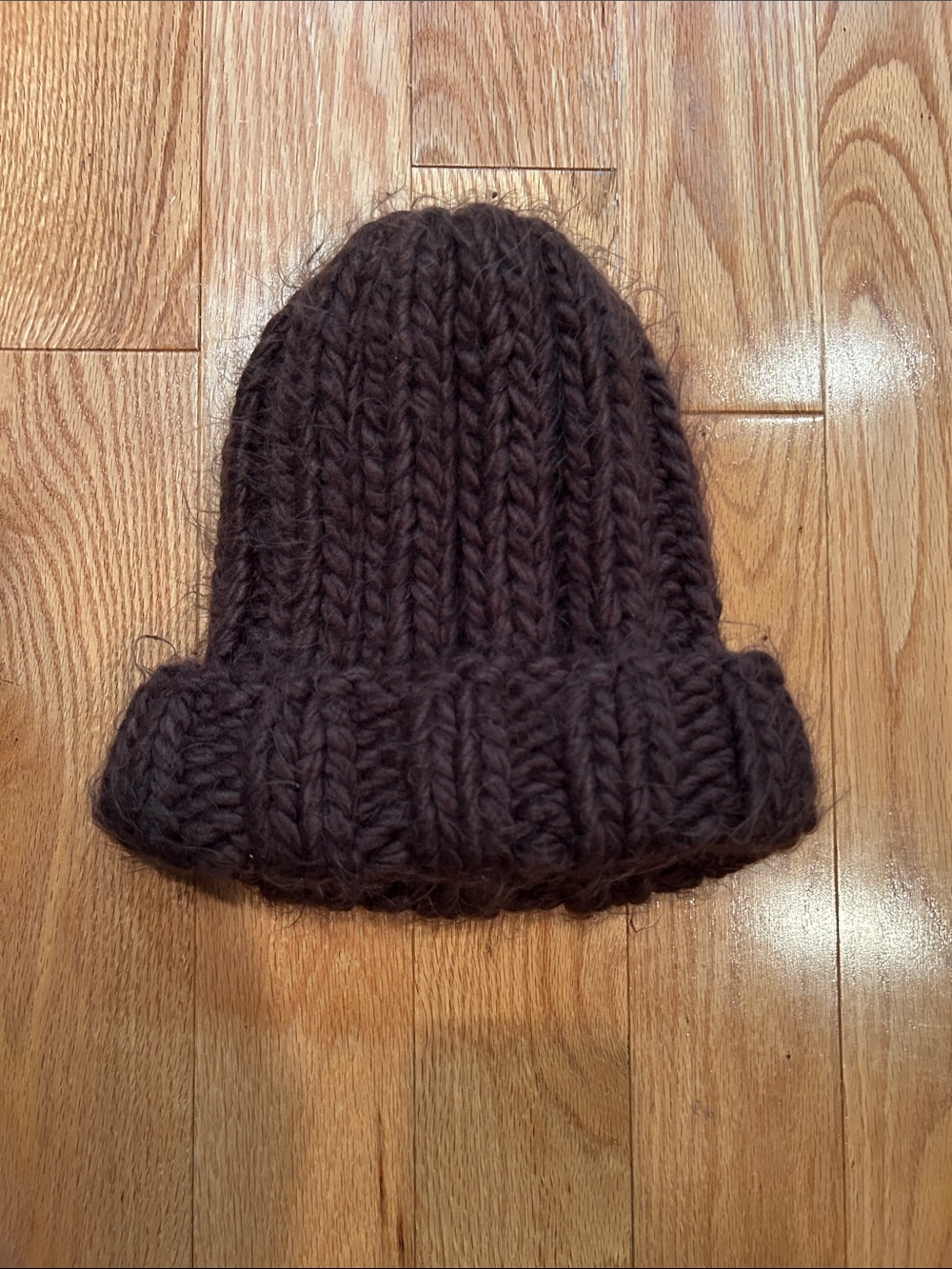 silence + noise Chunky Knit Beanie - Plum